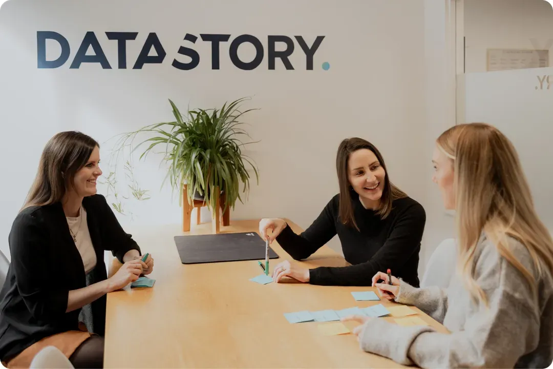 The Data Story team at work